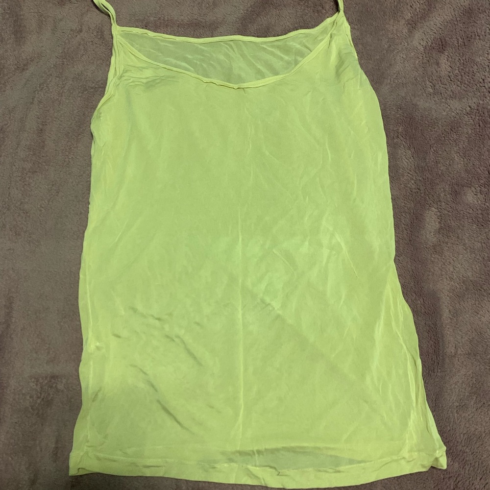 Mesh style top, gold color